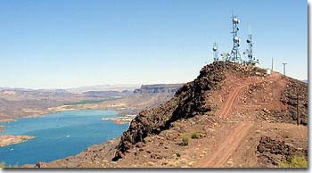 Communication Site above Lake Havasu